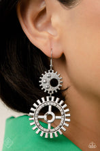 Load image into Gallery viewer, Running Paparazzi Jewelry Necklace &amp; Earrings Out of STEAMPUNK/I Have a STEAMPUNK - White
