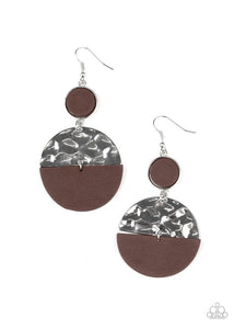 Paparazzi Jewelry Earrings Natural Element - Brown