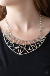 Paparazzi Jewelry Necklace Strike While HAUTE - Silver