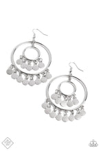 Load image into Gallery viewer, Paparazzi Jewelry Earrings Caviar Command - Silver