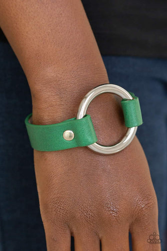 Paparazzi Jewelry Bracelet Rustic Rodeo - Green