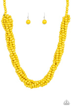 Load image into Gallery viewer, Paparazzi Jewelry Wooden Tahiti Tropic - Yellow