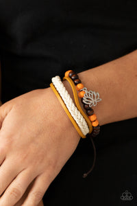 Paparazzi Jewelry Bracelet Lotus Beach - Orange