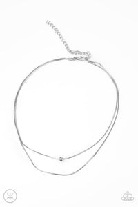 Paparazzi Jewelry Necklace Super Slim - Silver