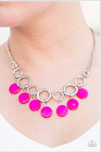 Paparazzi Jewelry Necklace Coastal Adventure - Pink