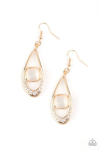 Paparazzi Jewelry Earrings The Greatest GLOW On Earth - Gold