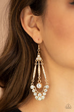Load image into Gallery viewer, Paparazzi Jewelry Earrings High-Ranking Radiance - Gold