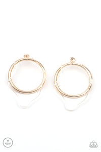 Paparazzi Jewelry Earrings Clear The Way! - Gold