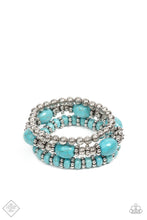 Load image into Gallery viewer, Paparazzi Jewelry Bracelet Take By SANDSTORM - Blue