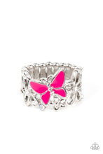 Load image into Gallery viewer, Paparazzi Jewelry Ring All FLUTTERED Up - Pink