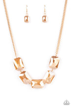 Load image into Gallery viewer, Paparazzi Jewelry Necklace Heard It On The HEIR-Waves - Gold