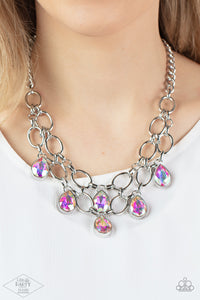 Paparazzi Jewelry Necklace Show-Stopping Shimmer - Iridescent