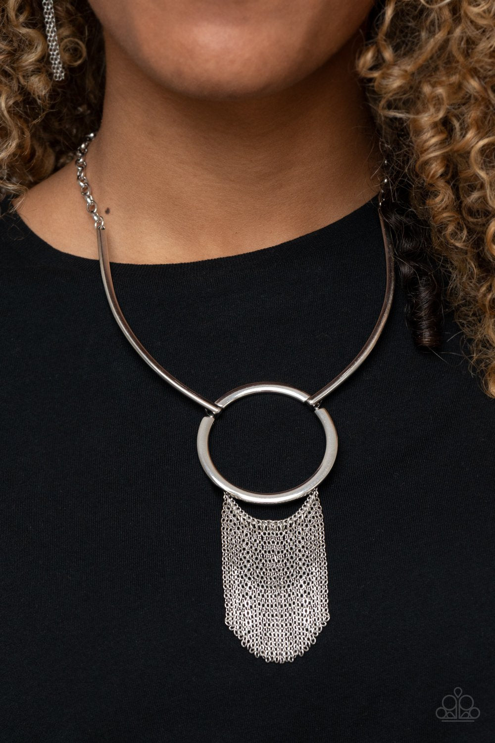 Paparazzi Jewelry Necklace Pharaoh Paradise Silver