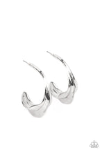 Load image into Gallery viewer, Paparazzi Jewelry Earrings Modern Meltdown - Silver