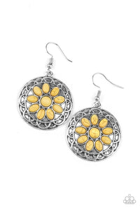 Paparazzi Jewelry Earrings Mesa Oasis - Yellow