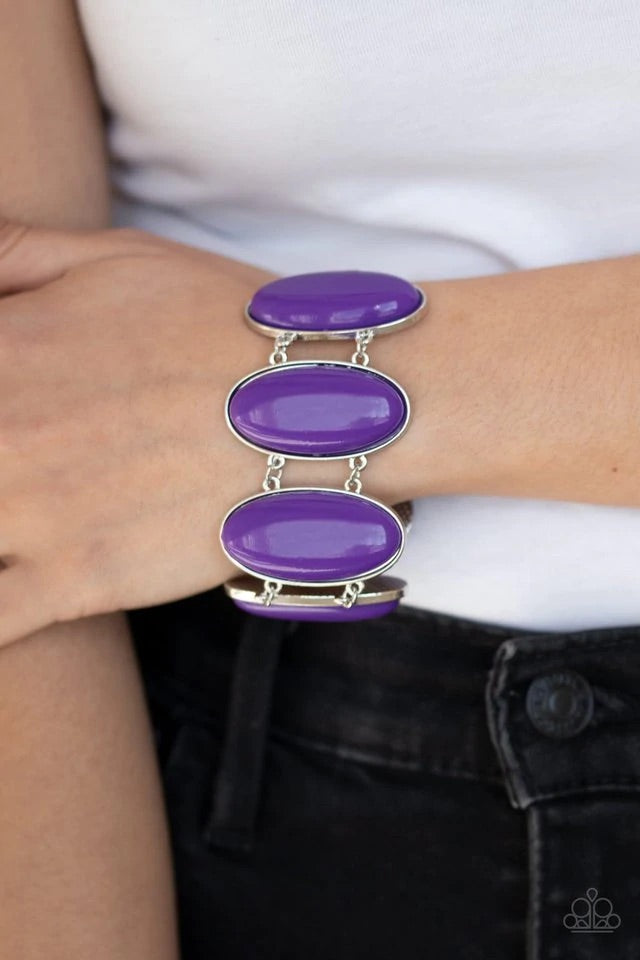 Paparazzi Jewelry Bracelet Power Pop - Purple