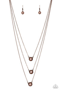 Paparazzi Jewelry Necklace A Love For Luster - Copper