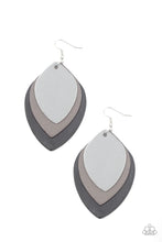 Load image into Gallery viewer, Paparazzi Jewelry Earrings Light as a LEATHER - Black