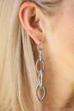 Paparazzi Jewelry Earrings Street Spunk - Silver