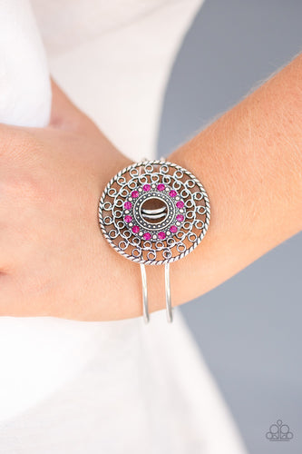 Paparazzi Jewelry Bracelet If Theres A WHEEL, Theres A Way - Pink