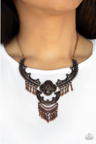 Paparazzi Jewelry Necklace Rogue Vogue - Copper