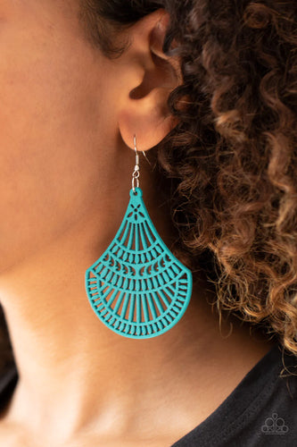 Paparazzi Jewelry Earrings Tropical Tempest - Blue