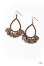 Load image into Gallery viewer, Paparazzi Jewelry Earrings All In Good CHIME - Copper