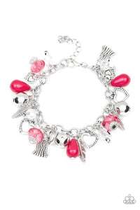 Paparazzi Jewelry Bracelet Completely Innocent - Pink