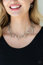 Load image into Gallery viewer, Paparazzi Jewelry Necklace Vintagely Valentine - Silver