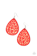 Load image into Gallery viewer, Paparazzi Jewelry Earrings Suburban Jungle - Red