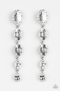 Paparazzi Jewelry Earrings Red Carpet Radiance - White
