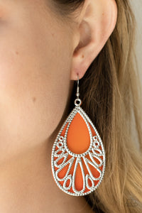 Paparazzi Jewelry Earrings Loud and Proud - Orange