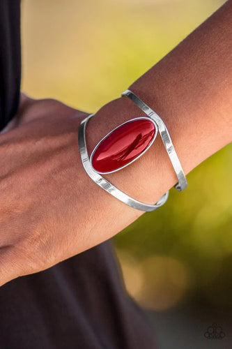 Paparazzi Jewelry Bracelet Amazon Princess - Red