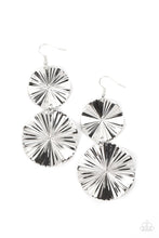 Load image into Gallery viewer, Paparazzi Jewelry Earrings In Your Wildest FAN-tasy - Silver