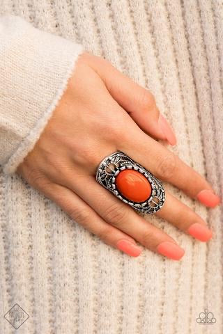 Paparazzi Jewelry Ring Drama Dream Orange
