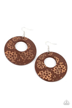 Load image into Gallery viewer, Paparazzi Jewelry Wooden Galapagos Garden Party - Brown