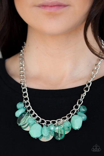 Paparazzi Jewelry Necklace Treasure Shore - Green
