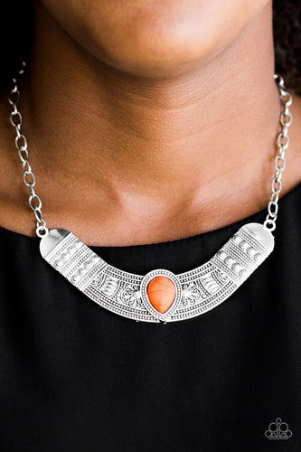 Paparazzi Jewelry Necklace Very Venturous - Orange