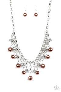 Paparazzi Jewelry Necklace HEIR-headed - Brown