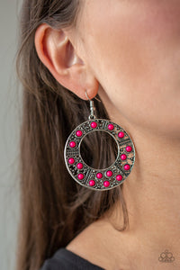 Paparazzi Jewelry Earrings San Diego Samba - Pink