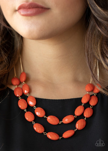 Paparazzi Jewelry Necklace Max Volume - Orange