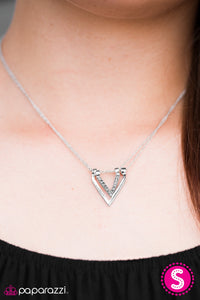 Paparazzi Jewelry Necklace  A Turning Point - Silver