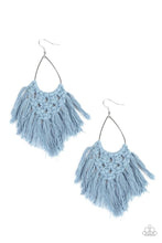 Load image into Gallery viewer, Paparazzi Jewelry Earrings Oh MACRAME, Oh My - Blue