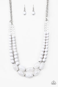 Paparazzi Jewelry Necklace Sundae Shoppe - White