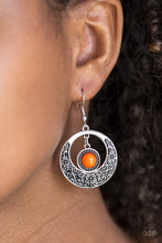 Load image into Gallery viewer, Paparazzi Jewelry Earrings Wandering Waikiki - Orange