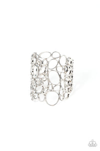 Paparazzi Jewelry Bracelet All Turned Around - Silver