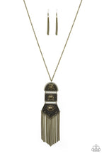 Load image into Gallery viewer, Paparazzi Jewelry Necklace Tassel Tycoon - Brass
