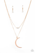 Load image into Gallery viewer, Paparazzi Jewelry Necklace Modern Moonbeam - Rose Gold