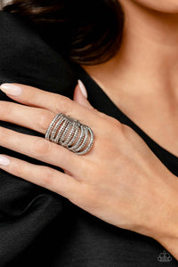 Paparazzi Jewelry Ring Rippling Rarity - White