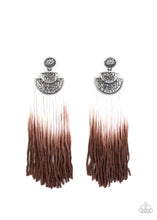 Load image into Gallery viewer, Paparazzi Jewelry Earrings DIP It Up - Brown